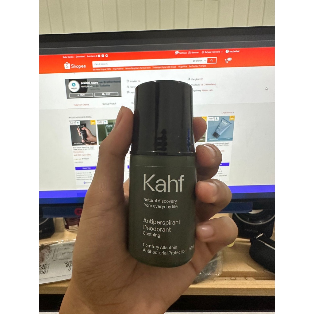 Jual Kahf Deodoran Pria Soothing Antiperspirant Deodorant 50 ml