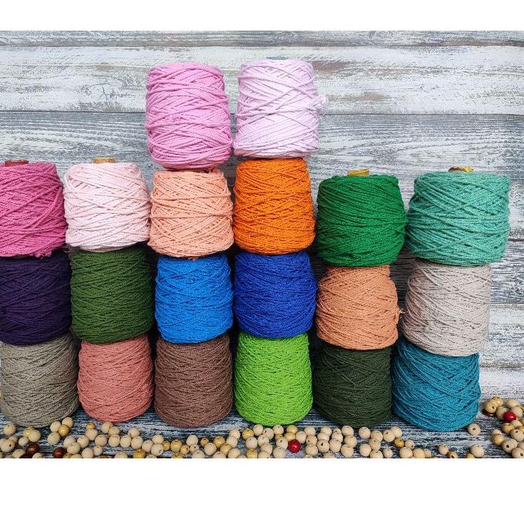 

Hot Brand Tali katun warna Size 4mm(500gram)