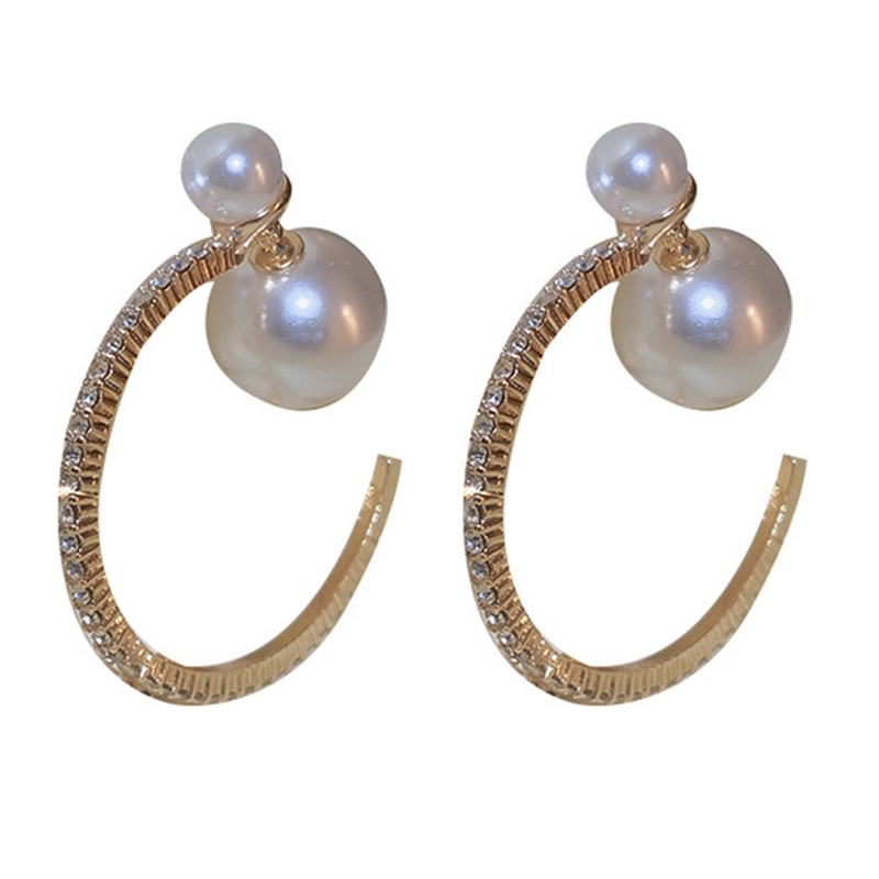 New Arrival Stud Earrings Fashion Logam Bulat Wanita Klasik Lingkaran Besar Sederhana Trendi Perempuan Trendi Perhiasan