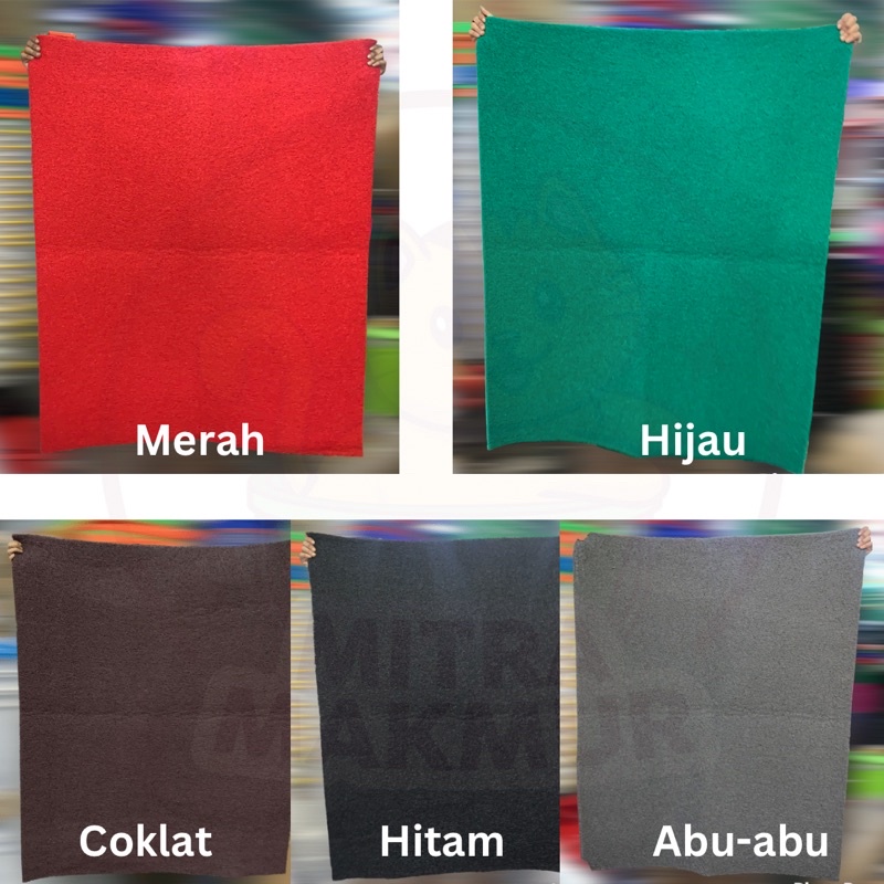 Keset Lantai Polos dan Gambar Keset Mie 60x40 120x100