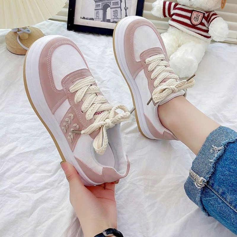 RYX - L-OVE Darling Sepatu Sneakers Tali Wanita Fashion Casual / Olahraga - Ori Import