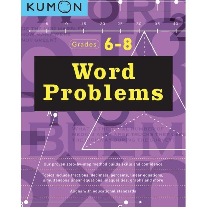 

Buku Anak - Kumon - Word Problems (Grades 6-8)