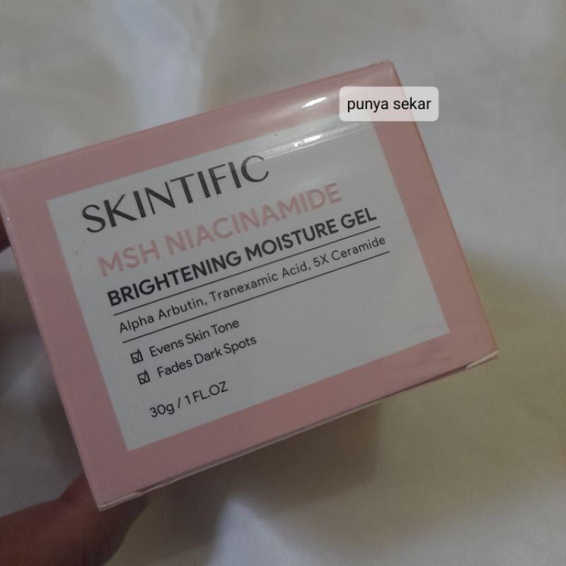 SKINTIFIC MOISTURIZER NIACINAMIDE. MOISTURIZER SKINTIFIC PINK