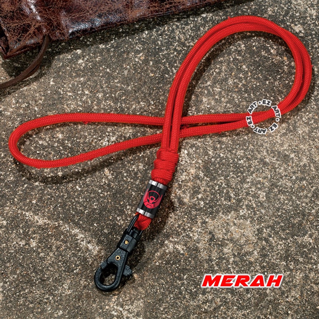LANYARD LOGO ESPORT GANTUNGAN ID CARD / NAME TAG / HP TALI PARACORD BISA CUSTOM NAMA