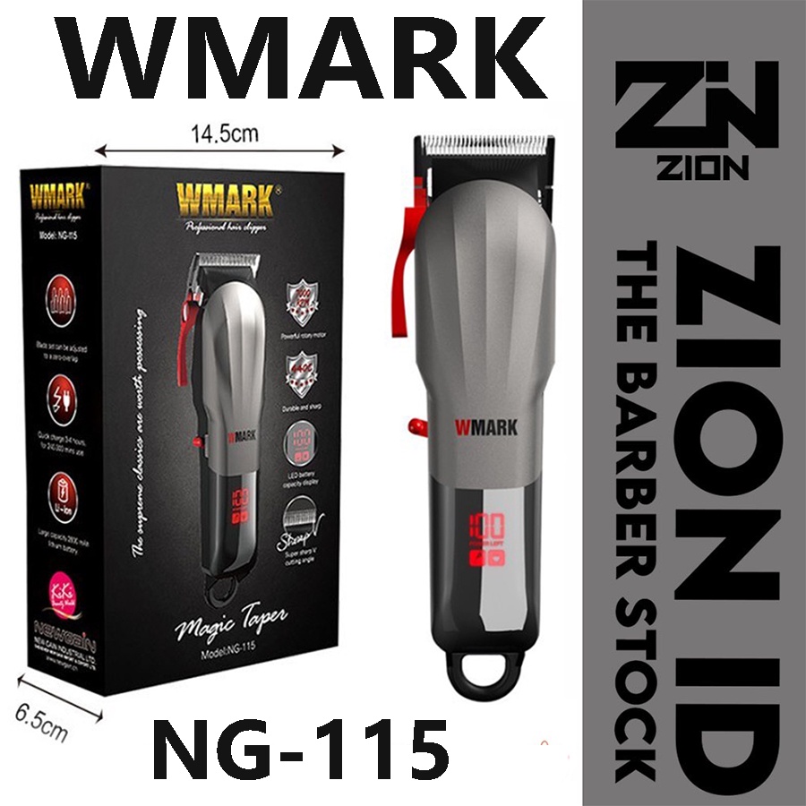 ZION ID | WMARK NG-115 PROFESIONAL MESIN CUKUR RAMBUT WMARK 115 WMARK NG-115