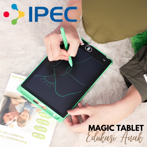 MAGIC TABLET MAINAN EDUKASI ANAK RAMAH LINGKUNGAN HEMAT KERTAS VIRAL / Mainan Edukasi Anak LCD Writing Tablet Ipad Drawing Board Papan Tulis