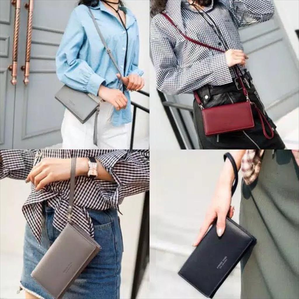 LS 080 - Wallet / Dompet Wanita Lipat Panjang Fashion Korea Heryana