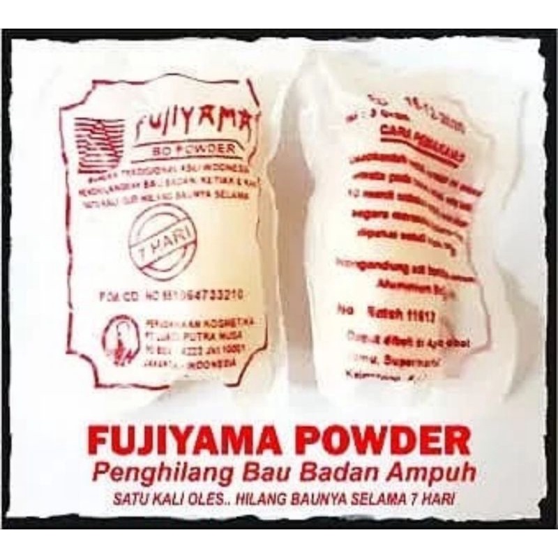 FUJIYAMA POWDER PENGHILANG BAU BADAN