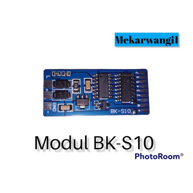 Modul running 1 arah 7 channel type BK S-10 modul running 12v &amp; 24v