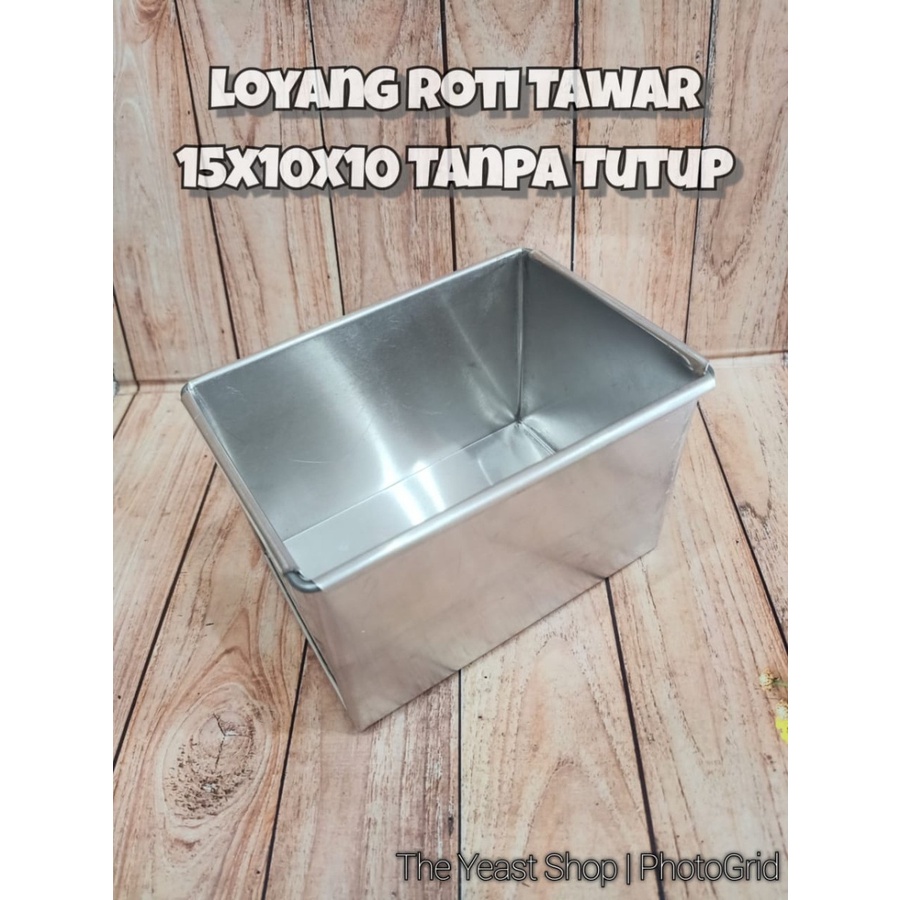 Loyang Roti Tawar 15x10x10 Tanpa Tutup