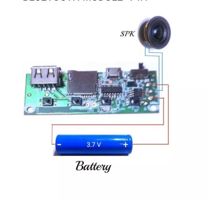 HRR-70 Kit modul mp3 bluetooth + fm radio/pcb drive speaker bluetooth/modul spiker/mesin modul blutut/kit modul blutut [LJM]