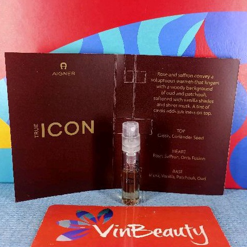 Vial Parfum OriginaL Aigner True Icon EDP 1.5 ml For Women Murah