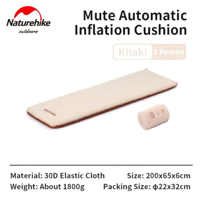 Matras single naturehike NH21FCD11 self inflate sleeping pad camping