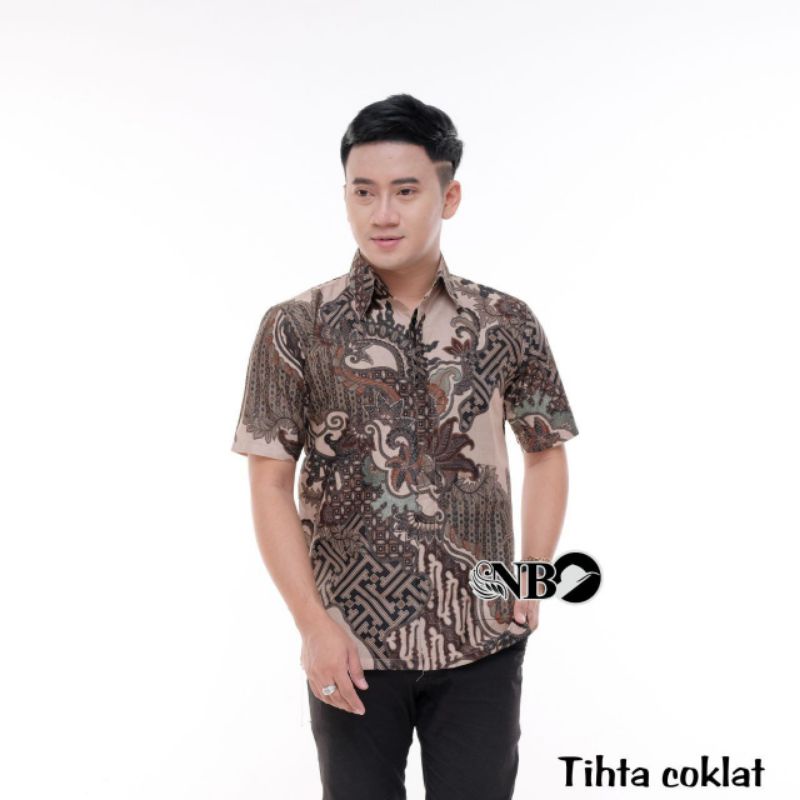 Kemeja Batik Pria Lengan Pendek | Batik Pria | Baju Batik Pria | Batik Pria Lengan Pendek | Seragam Batik Pria