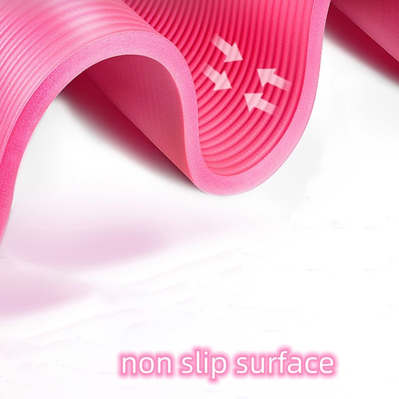 Alas Matras Yoga Mat 4 mm Anti Slip Olahraga Senam Pilates Gym