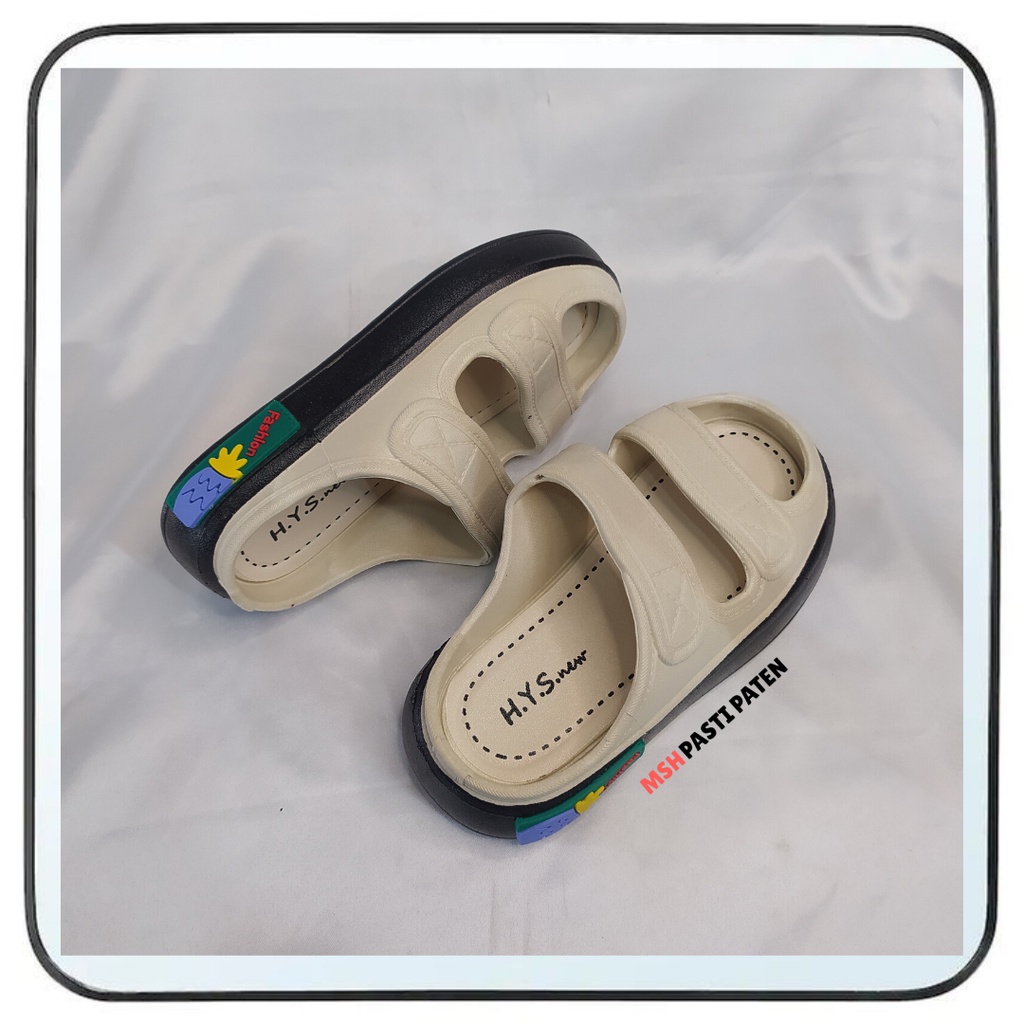 HYS Sandal Anak-Anak Wanita Terbaru Sendal Selop Karet Jelly Import Sandal Korea Import
