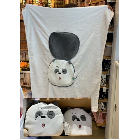 Miniso We Bare Bears Collection Throw Blanket