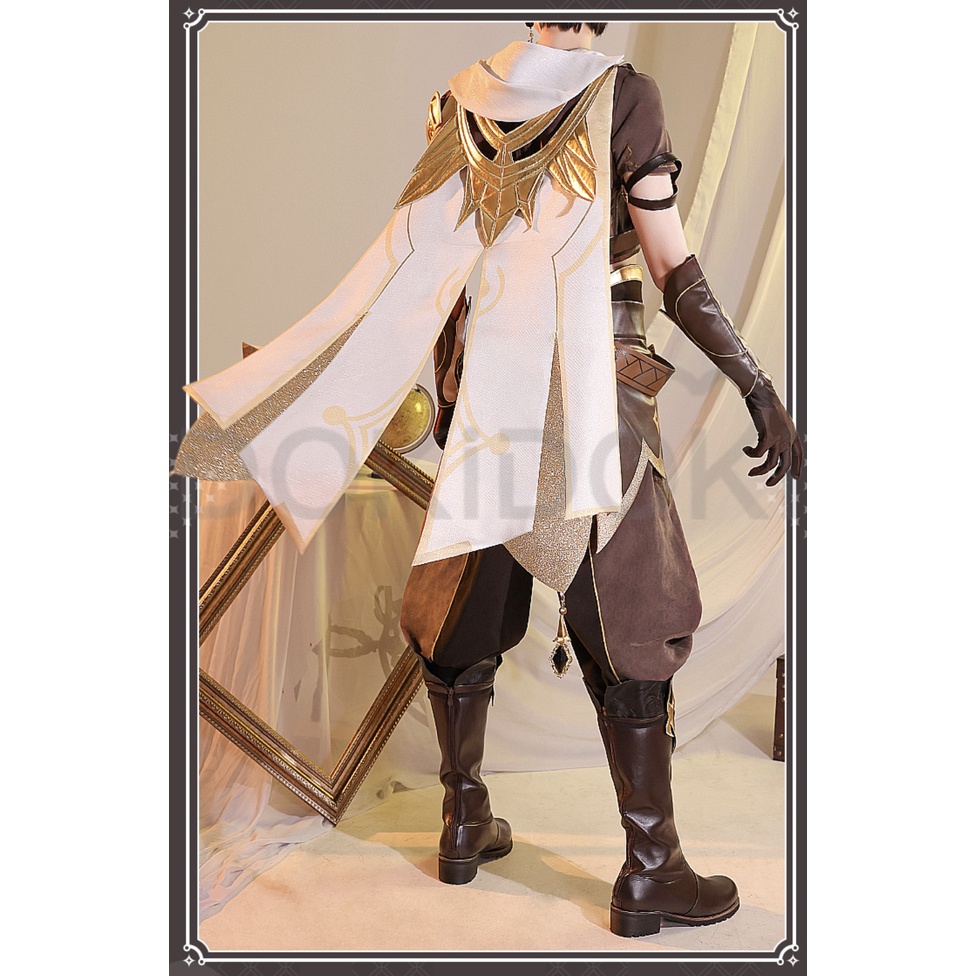 Traveler Aether Cosplay Game Genshin Impact Cosplay Costume DokiDoki-SSR Cosplay Halloween Traveler Aether Cosplay