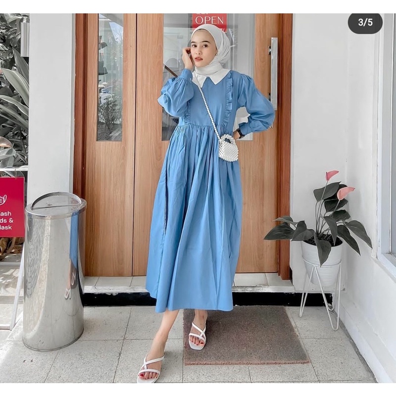 dres vintage katun poplin