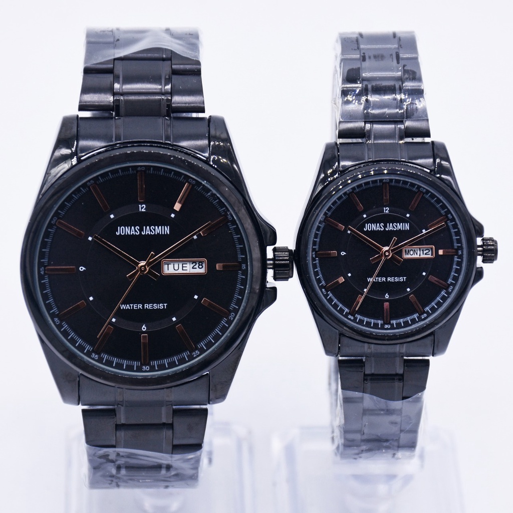 Jam Tangan Couple Jonas Jasmin JJ-3116M &amp; JJ-3116L Original