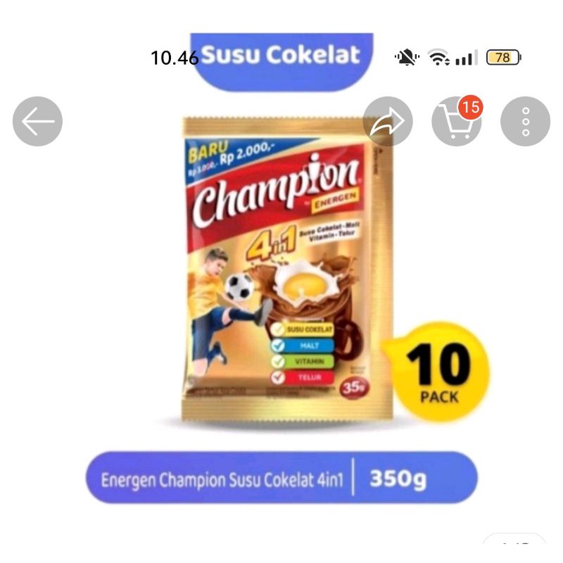 

Energen Champion Renceng 10sch