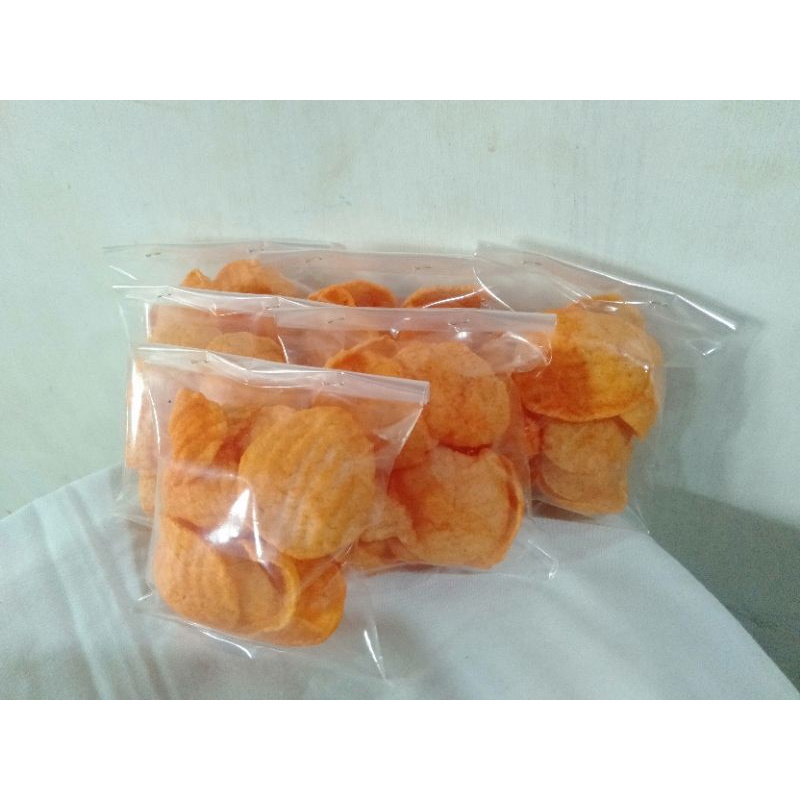 

kerupuk puyur Merah Matang Balado Pedas Manis 25 gram