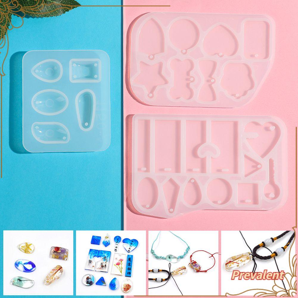Preva Liontin Cetakan Resin Handmade Kerajinan Tangan UV Epoxy Gantungan Kunci Membuat Silikon