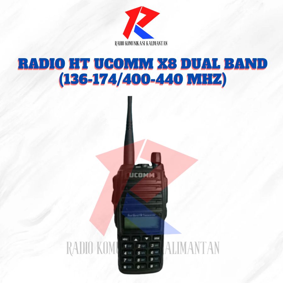RADIO HT UCOMM X8 DUAL BAND (136-174/400-440 MHZ)