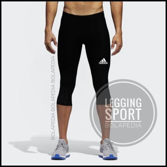 Cuci Gudang Celana Baselayer Adidas 3/4 Legging Leging Wanita Pria