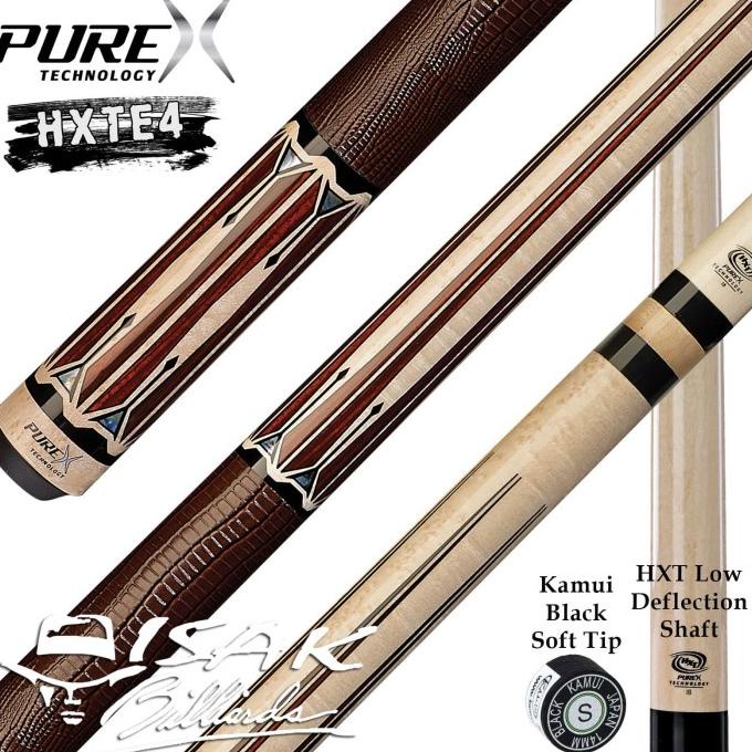 Purex Hxte4 Cue - Hxt Low Deflection Shaft Billiard Stick Players Play