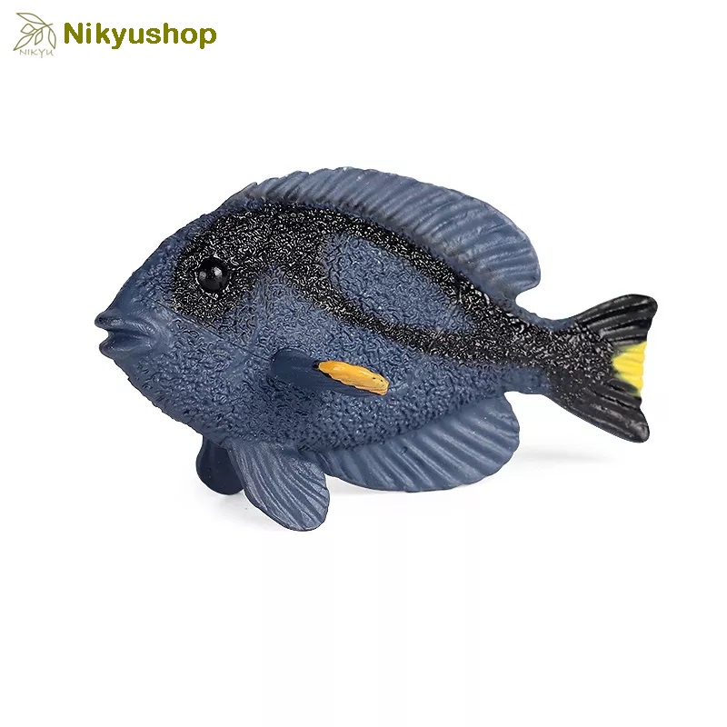 [Nikyushop] Mainan Hewan Miniatur Animal Figure Ikan Laut Blue Tang Fish