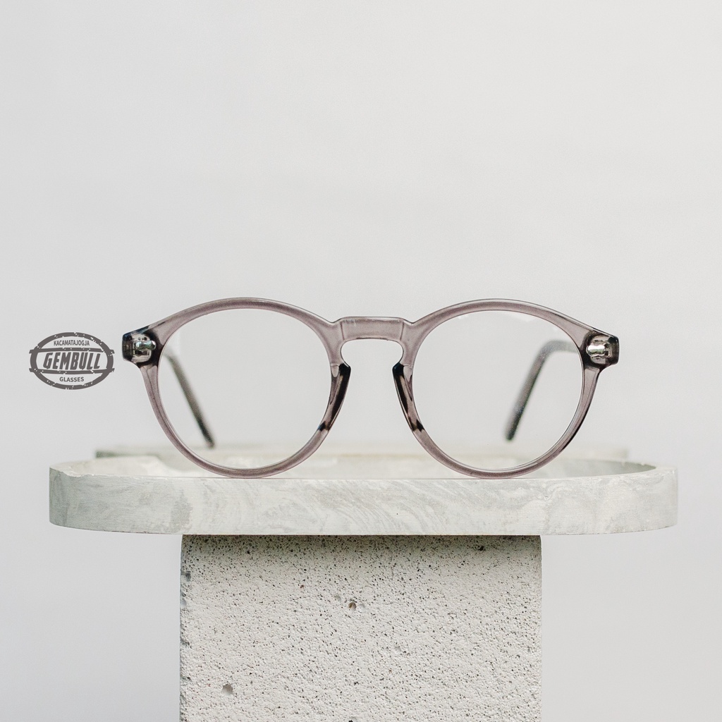FRAME KACAMATA BULAT ELEGAN FRAME TEBAL - GANDAWATI 01