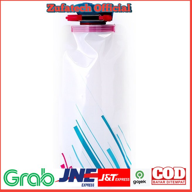 TaffSPORT Botol Minum Lipat Camping Hiking Drinking Bottle 700ml - OMSE4VBL