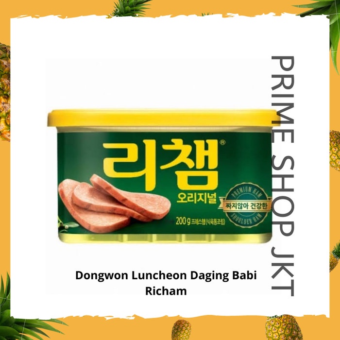 

Widyatmogrosir - Dongwon Luncheon Daging Babi 200Gr Richam Original Korea