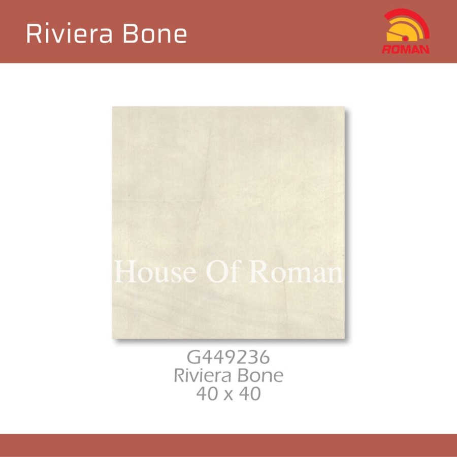 ROMAN KERAMIK RIVIERA BONE 40X40 G449236 (ROMAN HOUSE OF ROMAN)