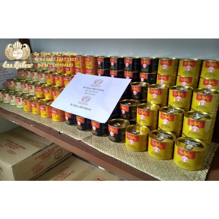 

Gudeg Kaleng Bu Tjitro Paket Ekonomis Pedas 100% Asli Produksi Terbaru Tx0132