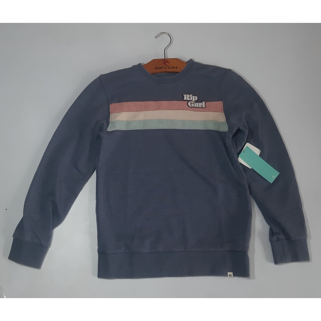 Kaos Ripcurl Anak Original A20 girl revival crew - slate blue