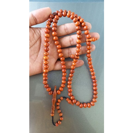 tasbih kayu secang asli 8mm tasbih secang super tasbih kayu secang herbal tasbih secang brahma tasbi