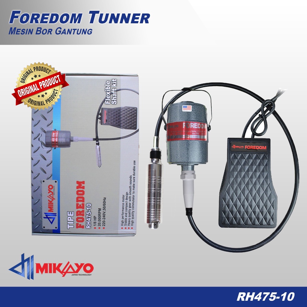 12.12 Promo termurah bergaransi FOREDOM Mesin Bor Gantung - Die Grinder Tuner Kit Korek Motor Porting