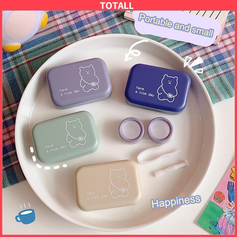 COD Wadah Kotak Penyimpanan Kontak Lens Mini Softlens Case Portable-Totall