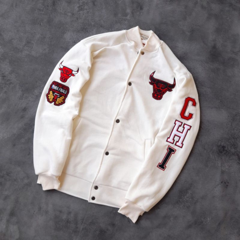 VARSITY JAKET HOODIE SWEATER CHICAGO BULLS FULLTAG &amp; LABEL