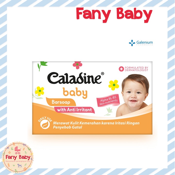 CALADINE BABY BAR SOAP WITH ANTI IRRITANT 85G