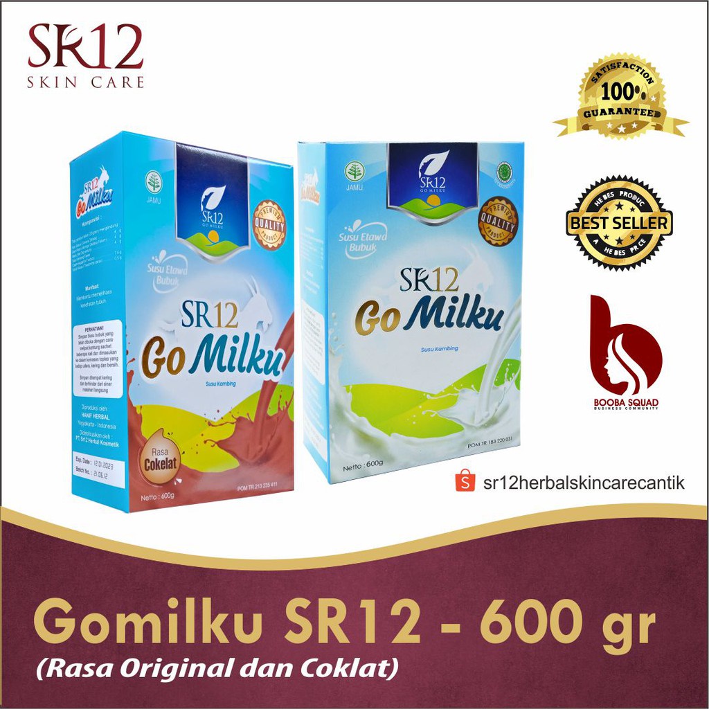 

Gomilku SR12 susu kambing murni kaya manfaat