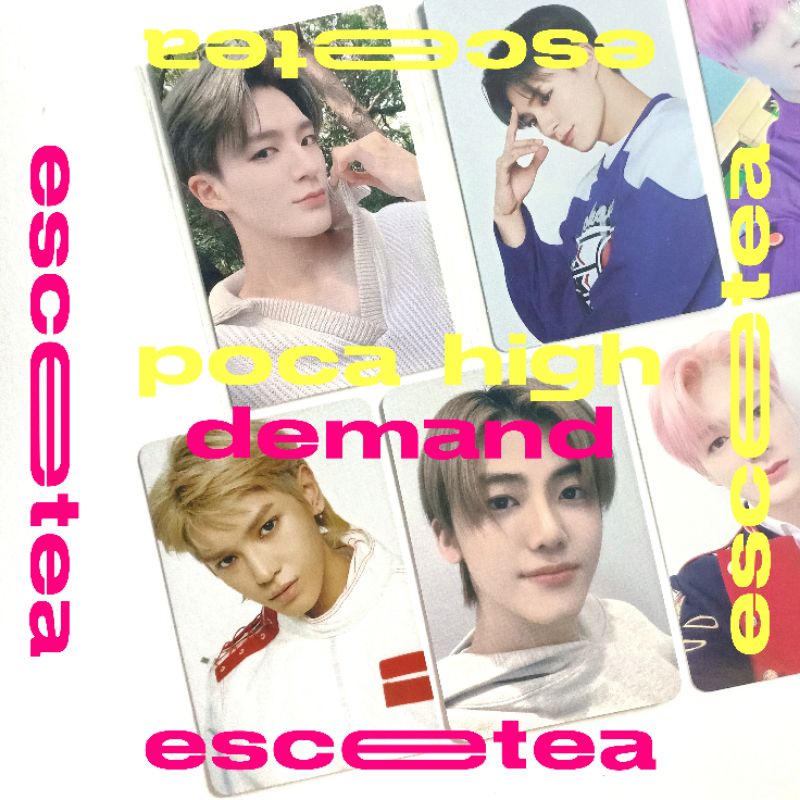 ꒰ escetea ꒱ nct 127 — photocard pc taeyong ecobag neocity bangkok bkk photocard pc jeno dream vibe e