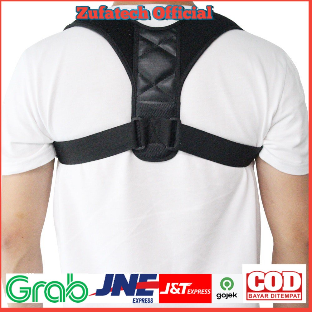 Boodun Tali Body Harness Korektor Postur Punggung Size M - Black