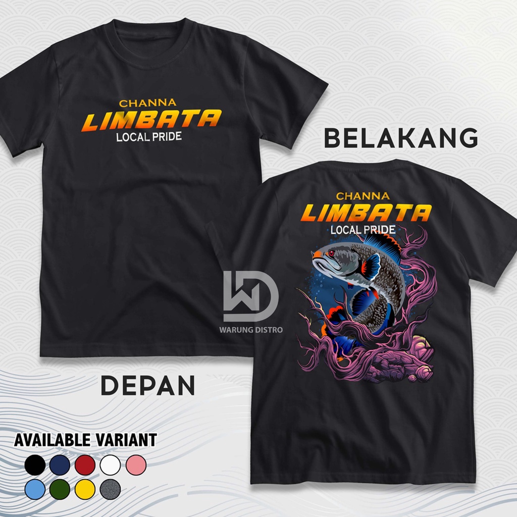 Kaos Distro Channa Limbata Snakehead Local Pride Cotton Combed 30S T-Shirt Premium