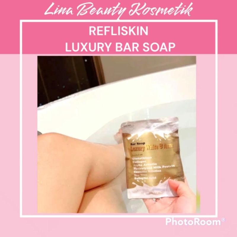 LGLOW REFLISKIN BAR SOAP LUXURY WHITE & BLESMISH ACNE REFL ISKIN L GLOW