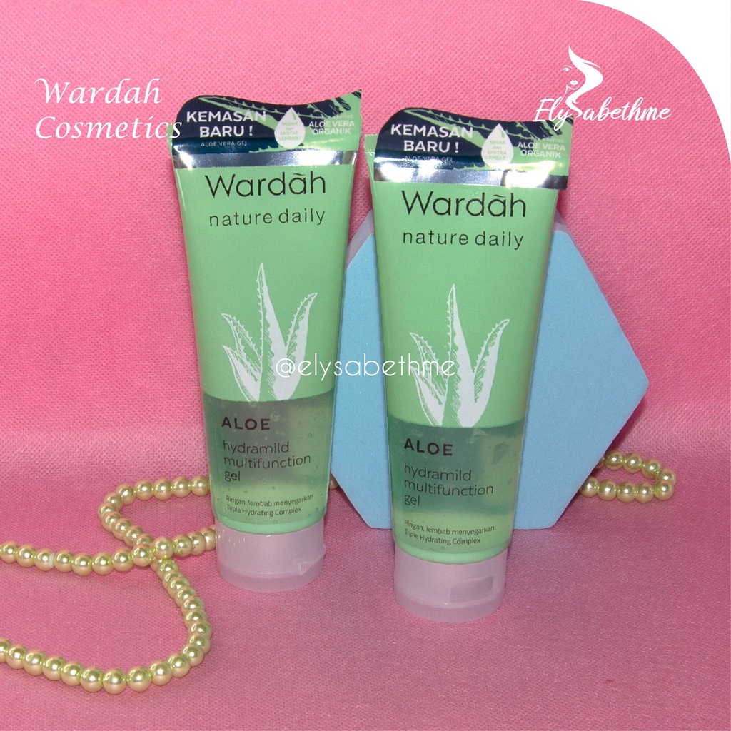 ✿ELYSABETHME✿ 🅆 🄰 🅁 🄳 🄰 🄷 Paket Wardah Aloe Vera skincare untuk remaja pemula dewasa ekstrak lidah buaya