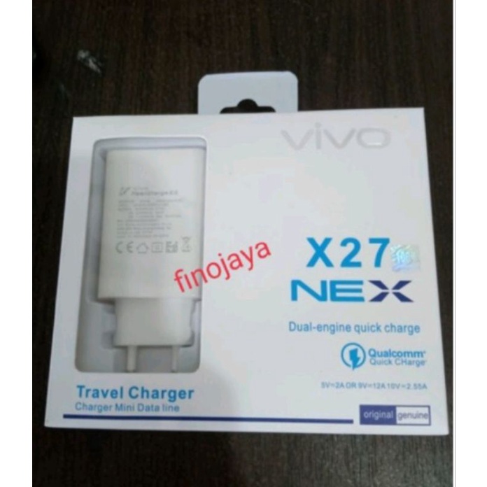 TC CHARGER ADAPTOR VIVO X27 MICRO V8 ORIGINAL 100% VIVO X27