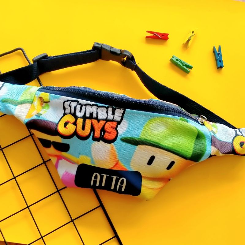 Tas Waistbag Anak Gratis Cetak Nama Souvenir Ulang Tahun